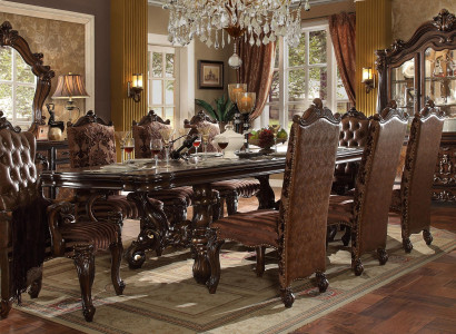 Royal Dining table Table Wood Luxury Tables Rococo Baroque Style Dining room