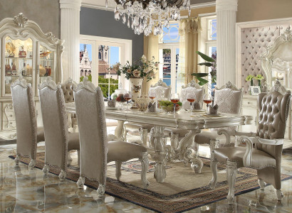 Baroque Antique Style Dining Table Table Wood Genuine Classic Designer Tables