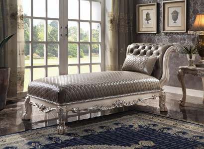 Lounger Classic Leather Luxury Lounger Recliner Chesterfield Chaise Longue