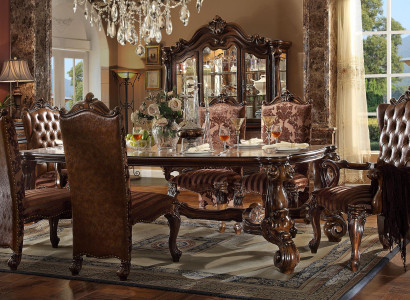 Royal Dining table Table Wood Tables Classic Baroque Rococo Dining room