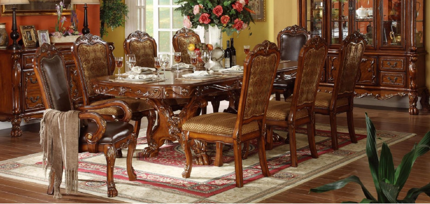 Royal Dining table Table Tables wooden table Classic r Deco Rococo Baroque