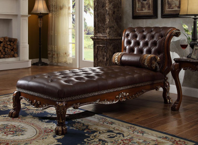 Chaise Longues Chesterfield Lounger Ottoman Chaise Sofa Couch Chesterfield