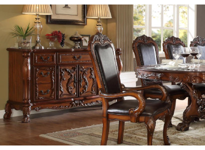 Buffet Sideboard Chest of drawers Real Handcraft Wood Decoration Baroque Rococo Sideboards