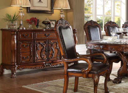 Buffet Sideboard Chest of drawers Real Handcraft Wood Decoration Baroque Rococo Sideboards