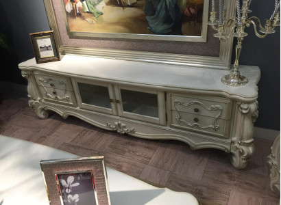 Sideboard TV Lowboard TV-cabinet Wardrobe Table Living room Wood Classic Baroque new