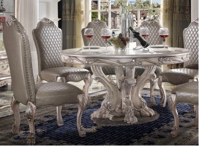 Round Dining table Table Baroque Italian Furniture Furnishings Dining room Tables