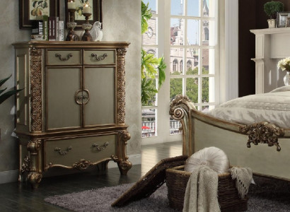 Buffet Chest of drawers Chests of drawers Wardrobe Baroque Rococo Sideboard Console Gold Wood new