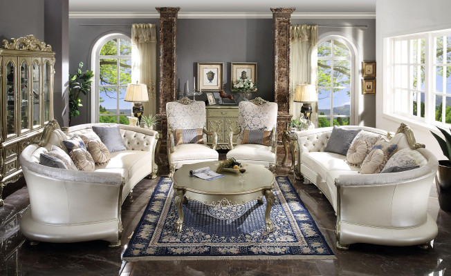 Complete Set Sofa set 4+4 Seater + Coffee table Designer Living landscape