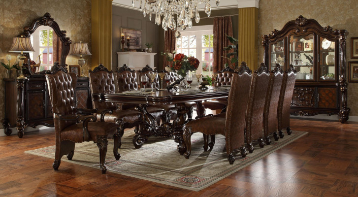 Complete e Braue Dining set Dining room Suite 10 Chesterfield armchairs Table