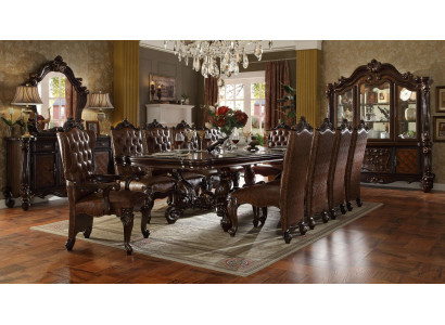 Complete e Braue Dining set Dining room Suite 10 Chesterfield armchairs Table