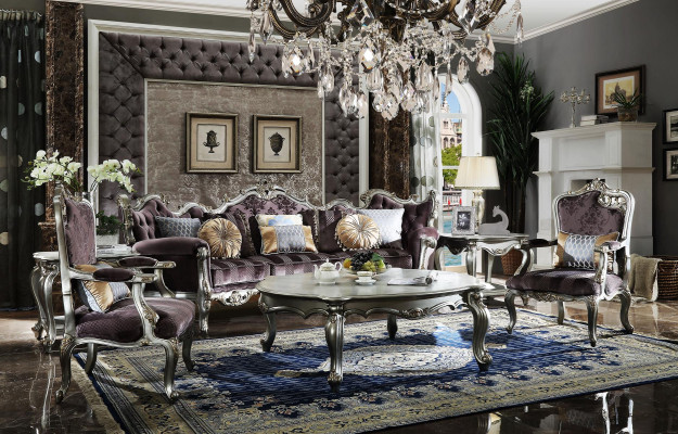 Sofa set 4+1+1 Seater Coffee table 4 pieces. Set design sofa couches baroque