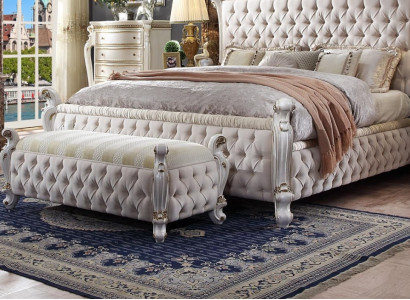 Chaise Longue Lounger Armchair Recliner Stool Luxury Ottoman Chestefield Textile