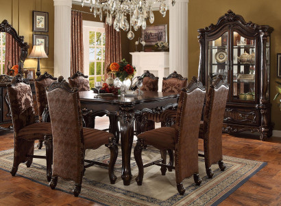 Baroque Antique Style Dining table Wood Table Genuine Classic Designer Tables
