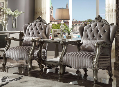 Textile Armchair 1 Seater Sofa Upholstery Sofas Classic Design Luxury Baroque