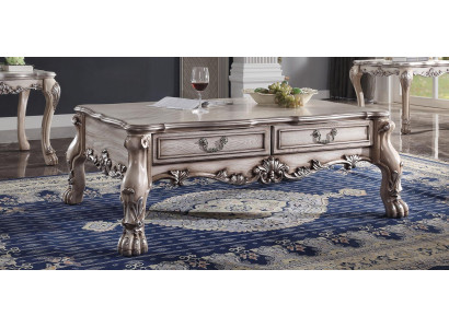 Coffee table Side table Wood Sofa Living room Table Baroque Designer Classic r