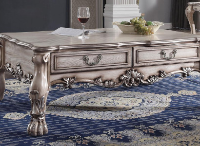 Coffee table Side table Wood Sofa Living room Table Baroque Designer Classic r