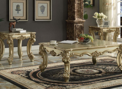 Elegant design coffee table side table sofa living room table baroque