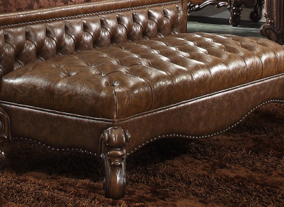 Chaise lounge antique style sofa lounger couch loungers chaise leather baroque rococo new