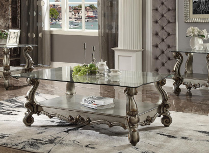 Elegant designer coffee table side table sofa decoration living room table baroque