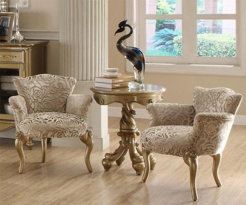 Round Side table Wood Table Coffee table Sofa Living room Design