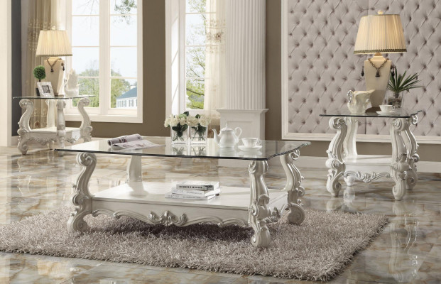 Elegant design coffee table side table sofa decoration living room table baroque