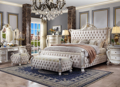 Classic s Bedroom Set Baroque Rococo Bed Bedside table Chest of drawers
