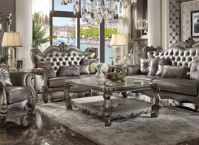 Luxury Furniture Sofa set Couch Sofa Upholstery 3+2+1 Seater Coffee table new