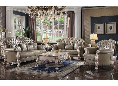 Sofa Upholstery 3 2 1 Seater Coffee table Wood 4pcs. Luxury Furniture Sofa set Couch