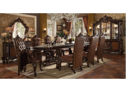 Complete e Dining room Suite Table Chest of drawers Mirror 8x Chairs Set Group