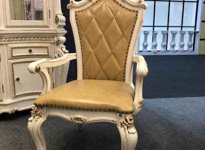 Living room Chair Design Dining room Wood Chairs Upholstery with Armrest
