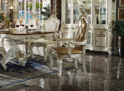 Dining room Chairs 1x Chair Decorative Armchair Set Lounge Club with Armrests Luxury