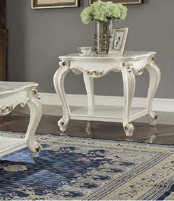 Carved Coffee table Table Side table Living room table Wood Tables