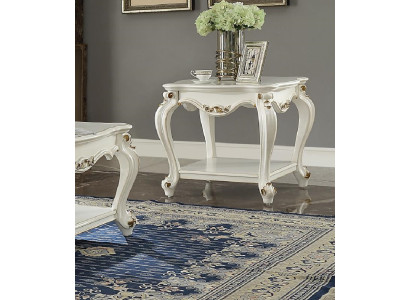 Carved Coffee table Table Side table Living room table Wood Tables