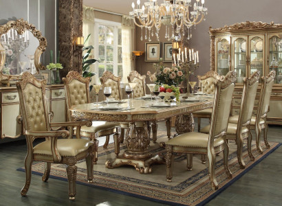Golden Chesterfield Chair Designer Dining room Furniture Luxurious single seater