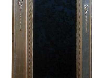 Mirror Silver Baroque xxl Big Wall mirror Wood 132x14x220cm Frame