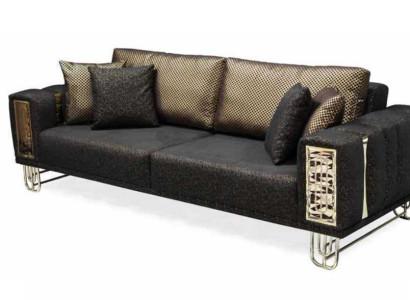 Sofa 3 Seater Design Sofas Upholstery Couches Textile Relax Modern 225cm