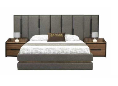 Modern 3-piece Bedroom Set Elegant Bed 2x Bedside tables Complete