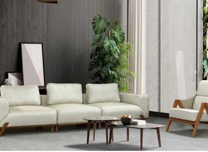 Sofa set 3+1 Seater 3 Armchair Sets Fabric Living room Set 3pcs