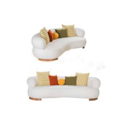 Upholstery Sofa set Modern 3+3+1 Set Luxury Furniture Couch Textile 3 pieces
