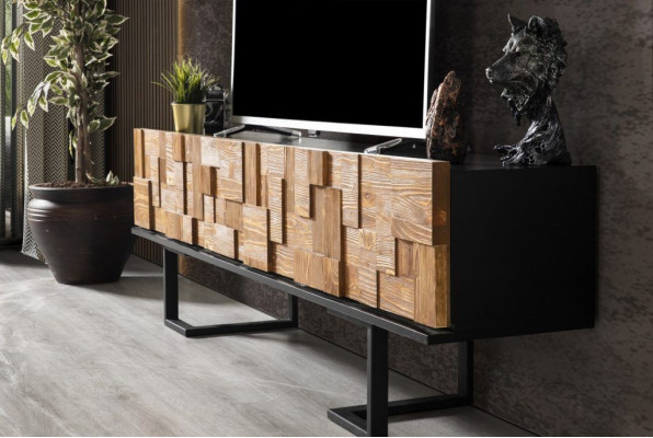 Modern Wood Chest of drawers Sideboard TV Stand Wardrobe Furniture 180cm