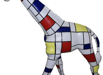 Designer Figures Modern Decorations Garden Giraffe Statue Sculpture Sculptures