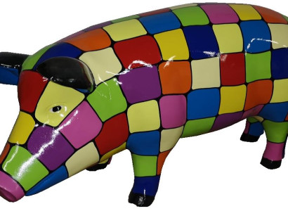 Abstract Pig Sculptures Design Home Decoration Statues Figures Figure Decoration
