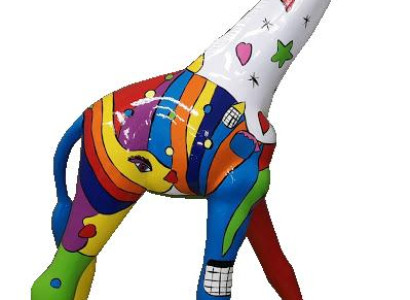 Designer Figures Modern Decorations Garden Giraffe Statue Sculpture Sculptures
