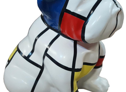 Colorful Abstract Figure Dog Sculpture Sculptures Statue Decoration Figures Garden