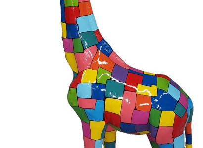 Designer Figures Modern Decorations Garden Giraffe Statue Sculpture Sculptures