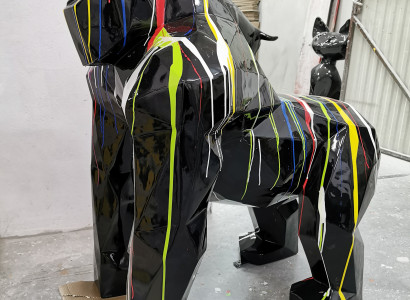 Figures statues decoration decoration gorilla garden new designed figure modern statue