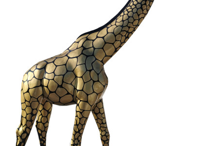 Designer Figures Modern Decorations Garden Giraffe Statue Sculpture Sculpture