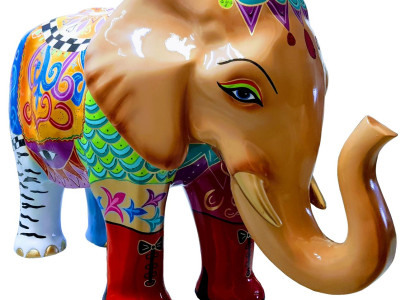 Home Decorative Sculptures Abstract Elephant Design Statues Figures Figure Decoration