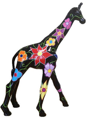 Abstract Giraffe Statue Sculpture Designer Figures Modern New Garden Sculptures