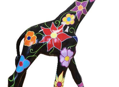Abstract Giraffe Statue Sculpture Designer Figures Modern New Garden Sculptures